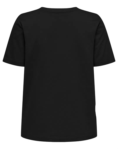 Only - ONLFreja Luxe T-shirt - Black